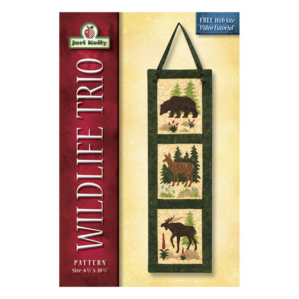 Jeri Kelly Patterns-Wildlife Trio Wallhanging