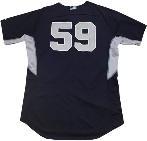 Rob Thompson  Jersey - NY Yankees 2014 Spring Training Game Used#59 Home BP Top (HZ102101)