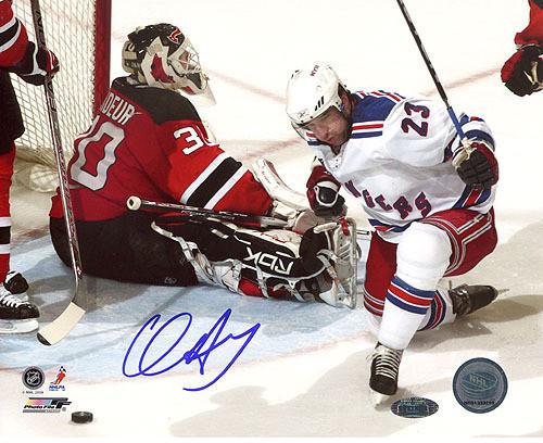 Chris Drury Celebrating Goal vs Devils 16x20 Photo