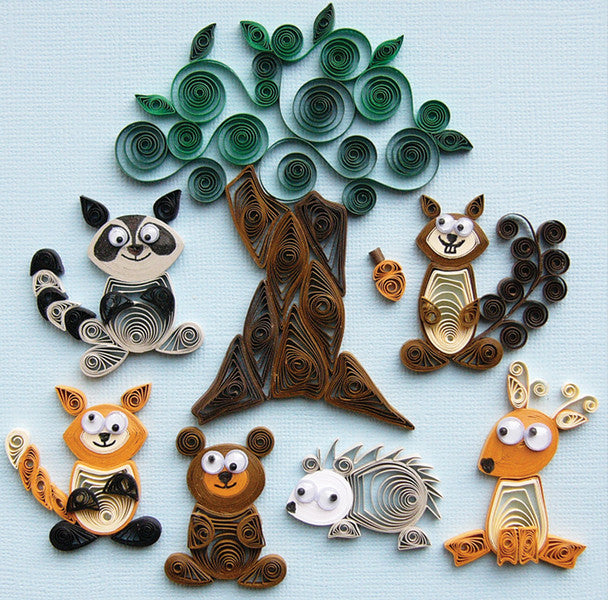 Quilling Kit - Forest Buddies Theme