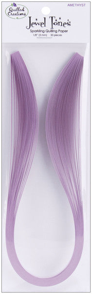 Quilling Paper Jewel Tones Amethyst - 50 Ct