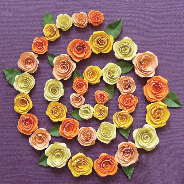 Quilling Spiral Rose Kit - Orange, Peach & Yellow