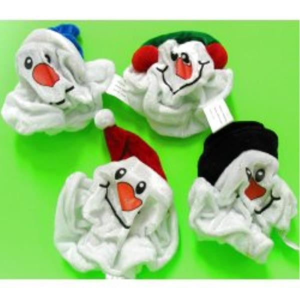 Plush Snowman Character Door Knob Covers