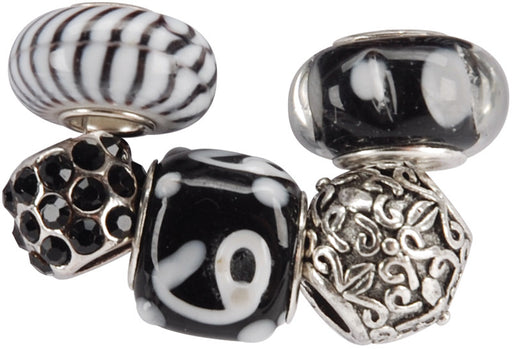 Uptown Pandora Type Beads Style #43 - 5 Ct