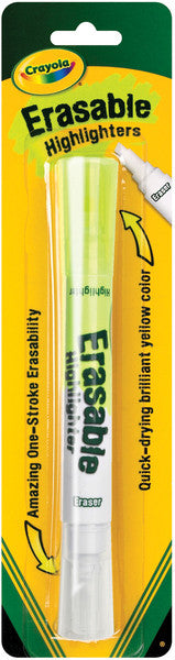 Crayola Erasable Highlighter - Yellow