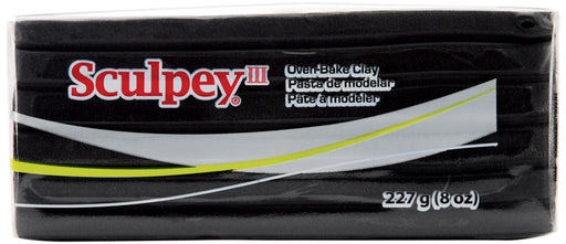 Black Sculpey III Polymer Clay - 8 oz.