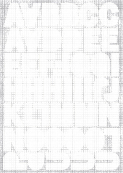 Square White Alpha Sticker Sheet - 8.25" x 5.75"