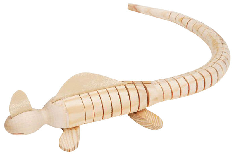 Wood Wiggle Animal 11.5" x 1" - Lizard