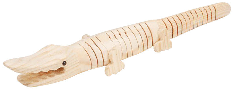 Wood Wiggle Animal 12" x 2" - Alligator