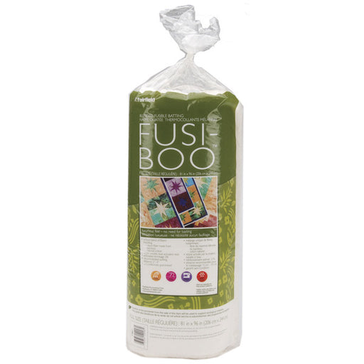 Fusi-Boo Bamboo Fusible Batting -Full Size 81"X96"