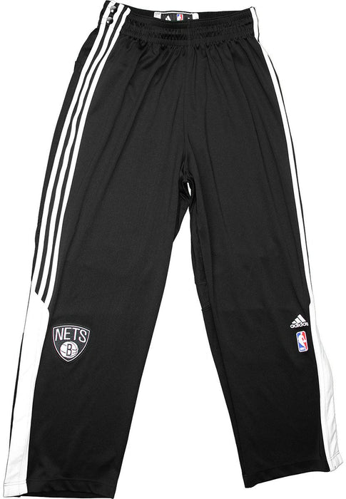 Brook Lopez Pants - Brooklyn Nets 2014-2015 Game Used #11 Black/White Pants (3XL)