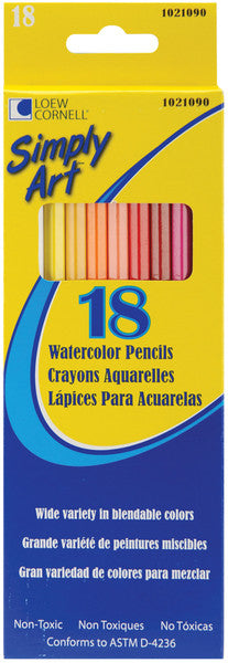 Simply Art Watercolor Pencils - 18 Ct