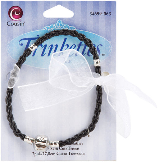 Trinkettes Leather Bracelet - Black