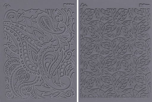 Stamp Set Sheets 2 Piece Set - Flow-Foliage and Paisley