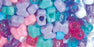 Butterfly Bead Mix - Pink, Turquoise, Purple, White