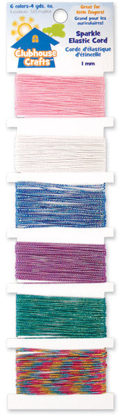 Sparkle Elastic Cord - 6 Colors