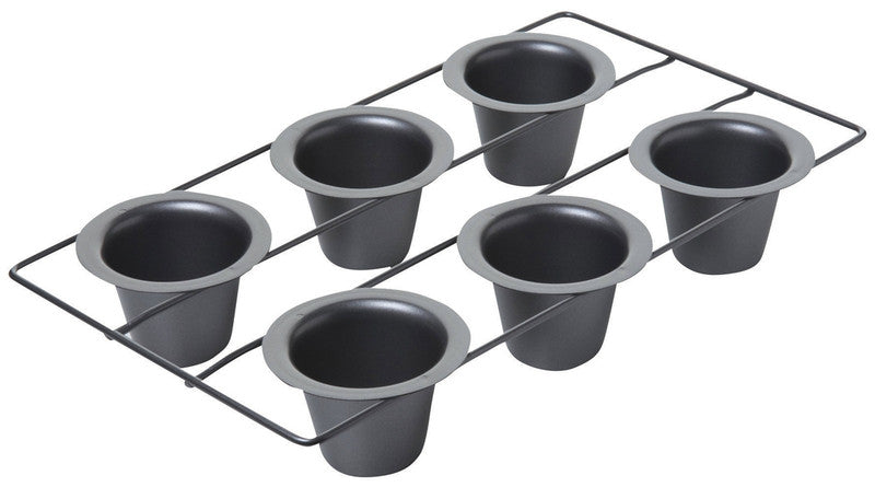 Gourmet Ware 6 Cavity Popover Pan - 15.5" x 9" x 2.25"