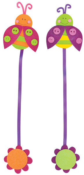 Foam Kit - Makes 2-Daisy Ladybug Bookmark