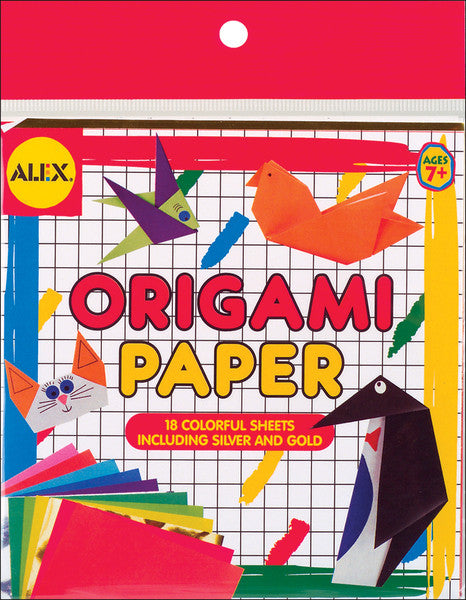 Origami Paper Assorted Solid Colors - 6" x 6"