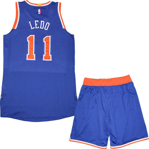 Ricardo Ledo Uniform - New York Knicks 2014-2015 Game Used #11 Blue Uniform (@ATL 4/13/2015)