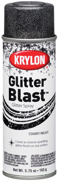 Glitter Blast Aerosol Paint 5.75 Oz-Starry Night