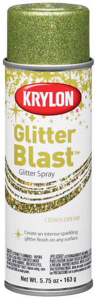 Glitter Blast Aerosol Paint 5.75 Oz-Citrus Dream