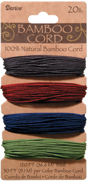 Bamboo Cord 20# 120 Feet/Pkg-Jewel