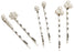 Pearl and Silver Bobby Pins - 6 Ct