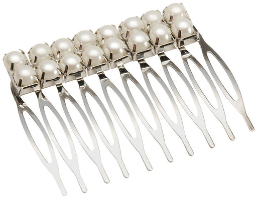 Silver and Pearl Hair Comb