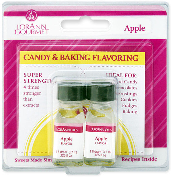 Candy/Baking Flavoring .125 Oz - 2/Pkg-Apple