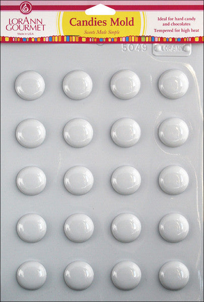 Breakup Plastic Sheet Mold-Candy Discs