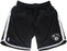 Mason Plumlee Shorts - Brookyln Nets 2013 - 2014 Game Used #1 Black and White Shorts (XL)