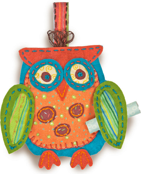 Handmade Owl Ornament Embroidery Kit-4-1/2"X6"