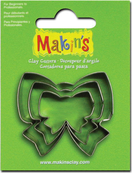 Makin's Clay Cutters 3 Piece Set - Ribbon