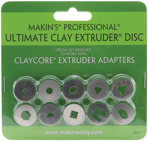 Professional Ultimate Clay Extruder Discs- Set C