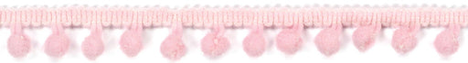 Ribbon .5"-Pompoms/Blush