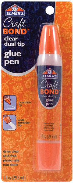 Elmer's Clear Dual Tip Glue Pen 1/Pkg-1 Ounce