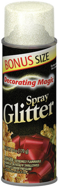 Decorating Magic Spray Glitter 6 Ounces-Opal