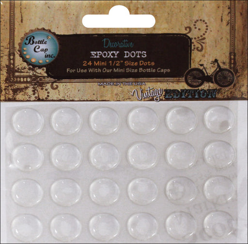 Vintage Collection Mini Epoxy Dots 1/2" 24/Pkg