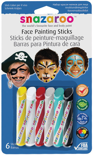 Face Painting Sticks Assorted Colors