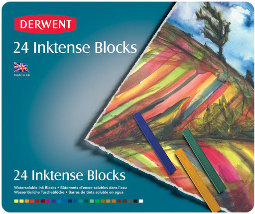 Derwent Inktense Blocks Tin 24/Pkg