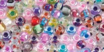 Glass Bead Tubes 24 Grams-2/0 Color Lined Mix