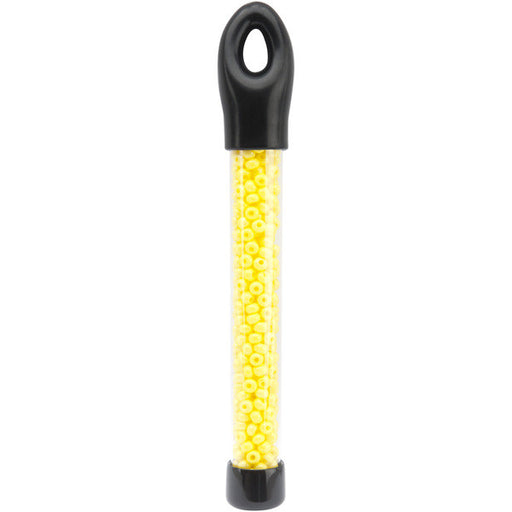 Glass Bead Tubes 24 Grams-6/0 Lemon Drop