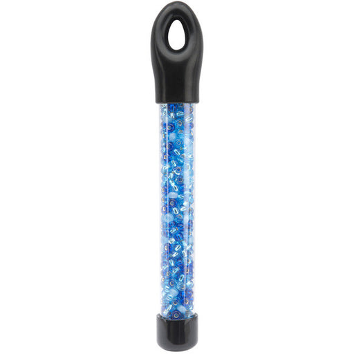 Glass Bead Tubes 24 Grams-6/0 Aqua Mix