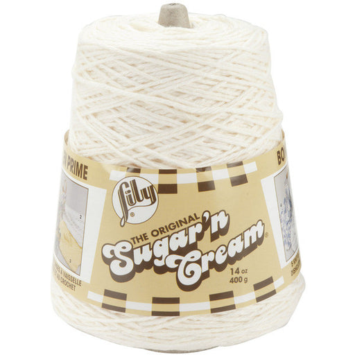 Sugar'n Cream Yarn-Soft Ecru