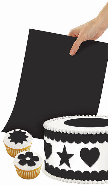 Cake Decorating Sugar Sheet-Black