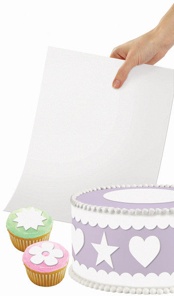 Cake Decorating Sugar Sheet-White