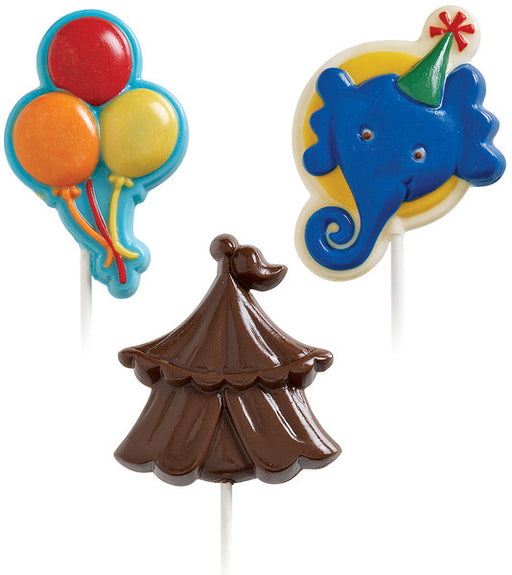 Lollipop Mold-Big Top 3 Cavities (3 Designs)