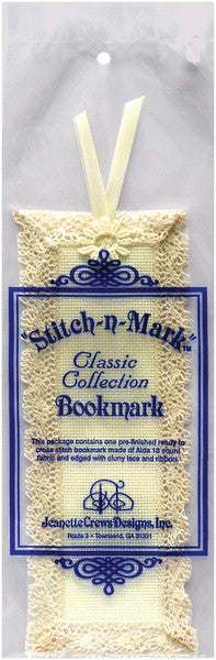 Lace Book Mark 3"X8"-Ivory