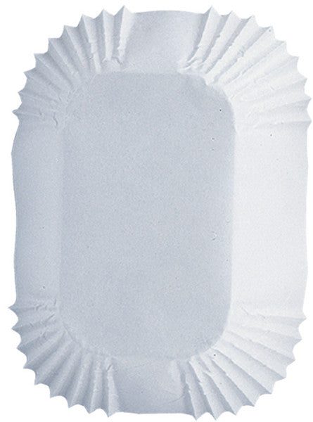 Baking Cups-White Petite Loaf 50/Pkg